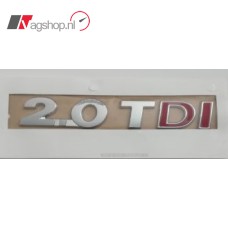 VW Tiguan AD en Touran 5T2.0 TDI embleem rode D & I 